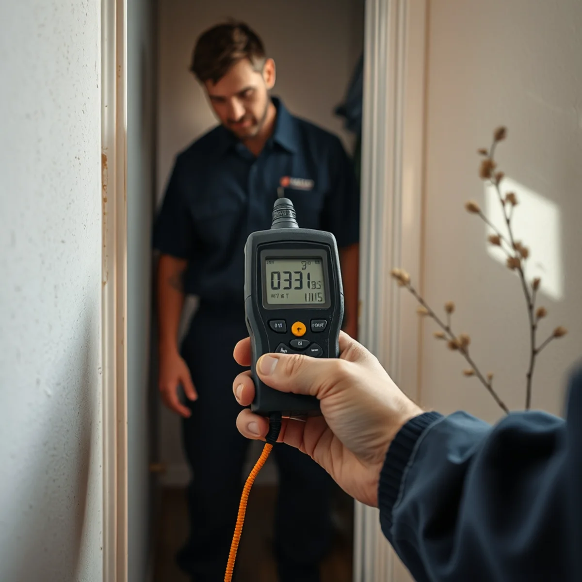 Investigating a musty smell with no visible water in a closet