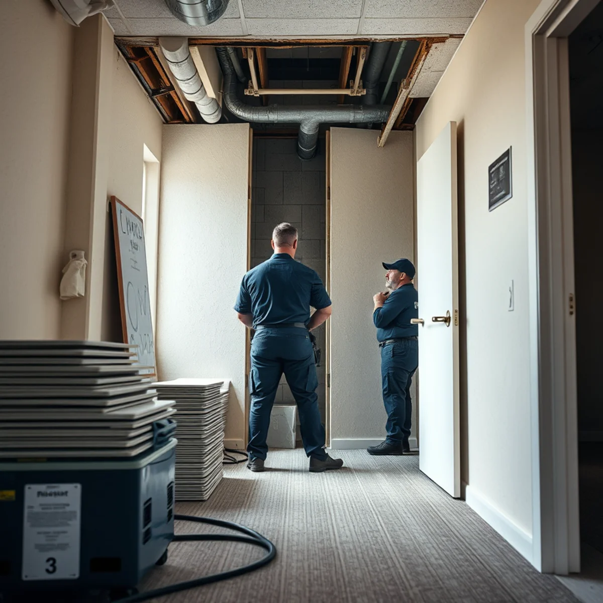 Domestic riser failure affecting multiple floors of an Irvine Business Complex mid-rise