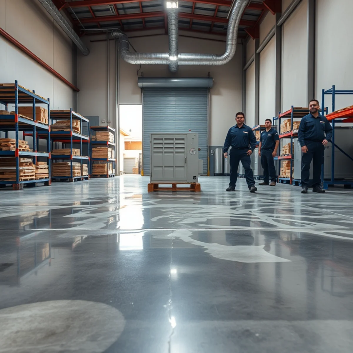 Warehouse water extraction and content handling in West Irvine, CA