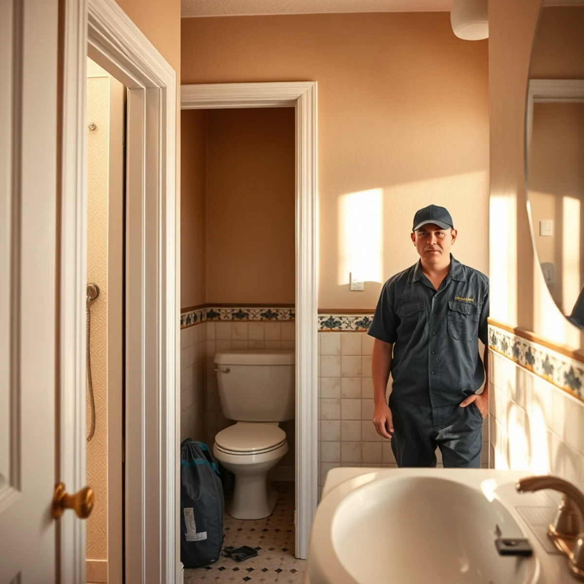 Preserving original decorative tile during water damage repair in San Clemente, CA